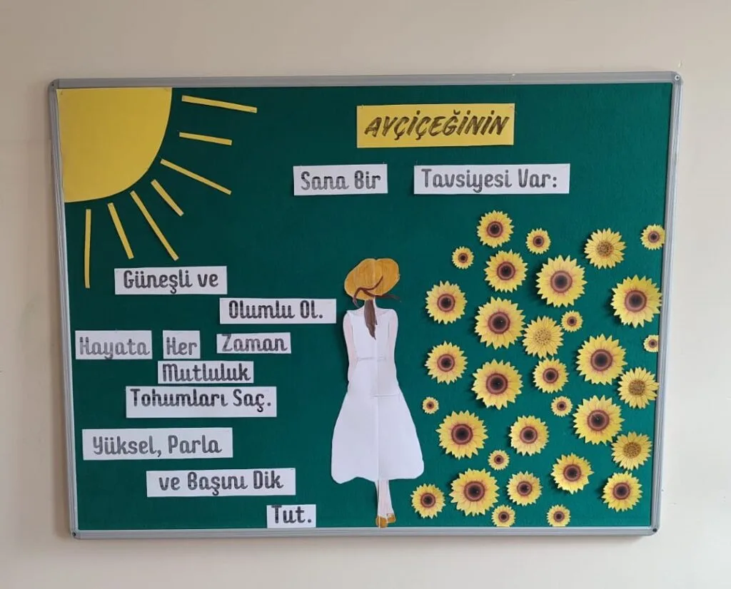 Kisisel-Motivasyon-Panosu Kişisel Motivasyon Panosu (Ayçiçeğinin Tavsiyesi)
