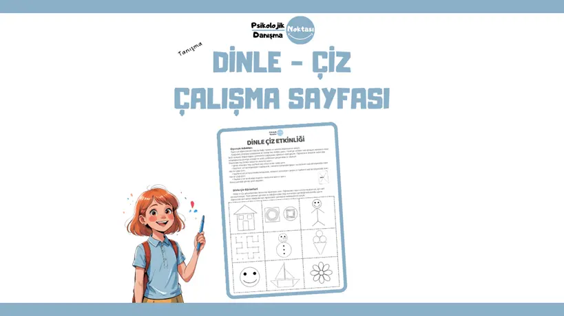Dinle Çiz Çalışma Sayfası