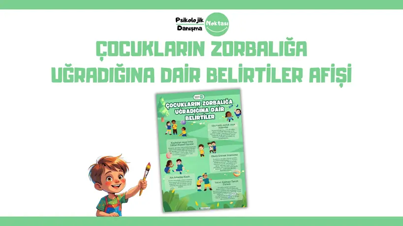 Zorbalık Belirtileri Afişi