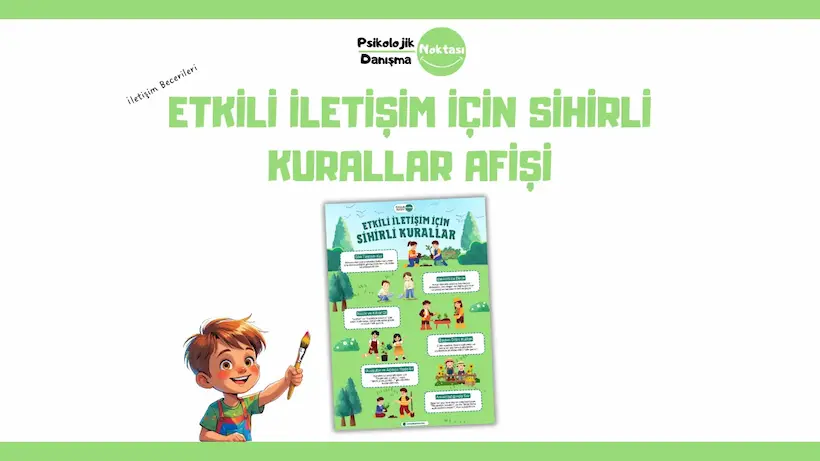 İletişim becerileri afişi