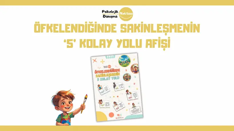 öfke yönetimi afişi