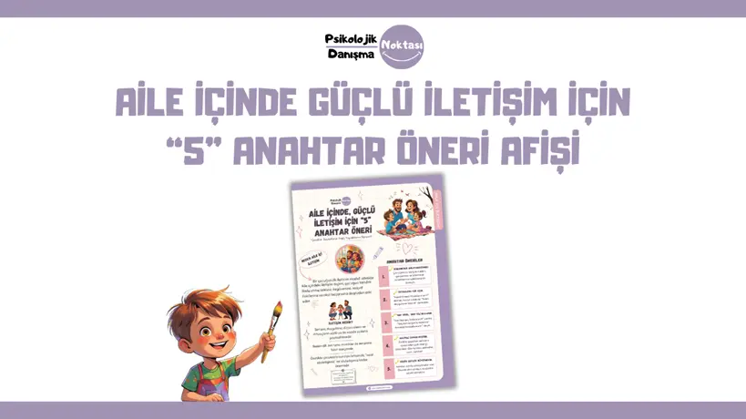 Aile İçi İletişim Afişi