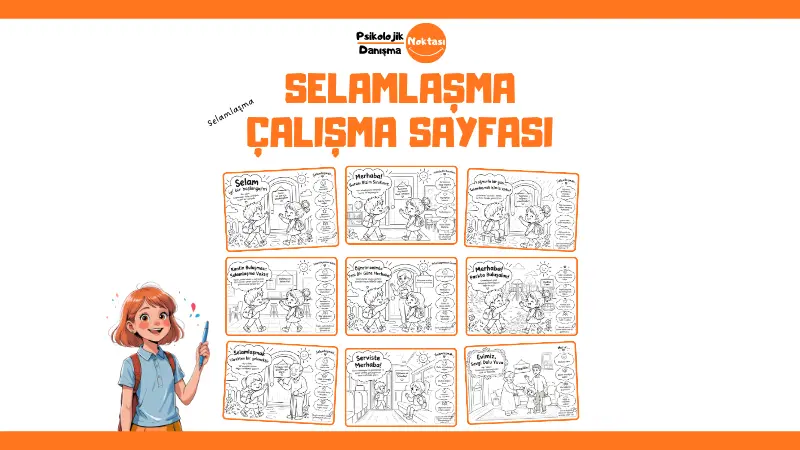 Selamlaşma Boyama Sayfaları